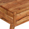 vidaXL - Salontafel - met - bewerkte - lade - 100x50x40 - cm - massief - hout