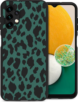 iMoshion Hoesje Geschikt voor Samsung Galaxy A13 (5G) / A04s Hoesje Siliconen - iMoshion Design hoesje - Groen / Green Leopard