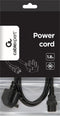 Gembird PC-187 - Netsnoer UK naar C13 - 1.8 m met zekering - Zwart