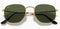 Ray Ban RB3548N - Zeshoekige zonnebril - Goud - Groen G-15 - 51mm