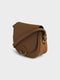 Pieces PCAlice - Crossbodytas - PU met magneetsluiting en ringdetail - Cognac
