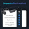 Golden Sound Bone Conduction - Draadloze Koptelefoon - Waterproof 32GB - Zwart
