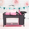 Bayer Design - Multibed - Kinderstoel en verschoningsruimte - Zwart Wit Roze