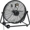 vidaXL Trommelventilator industrieel 180 W 60 cm zwart