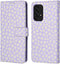 iMoshion Hoesje Geschikt voor Samsung Galaxy A53 Hoesje Met Pasjeshouder - iMoshion Design Bookcase smartphone - Paars / White Daisy