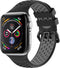 iMoshion Bandje Geschikt voor Apple Watch Bandje Series 1 / 2 / 3 / 4 / 5 / 6 / 7 / 8 / 9 / SE - 38 / 40 / 41 mm - iMoshion Sport band buckle - Zwart