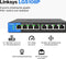 Linksys LGS108P - Netwerk Switch - Unmanaged - PoE - 1000 Mbps - 8-Poorten