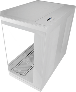 Mars Gaming MC-3TCOREW - Tower - ATX Micro-ATX Mini-ITX - Gehard glas - Wit