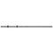 vidaXL - Ophangset - minischuifdeur - 183 cm - zwart