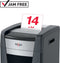 Rexel Momentum Extra XP514+ Ultrastille Papierversnipperaar voor Kantoor - P-5 Microsnippers - Vernietigt tot 14 Vellen - Zwart
