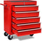 vidaXL - Gereedschapswagen - 7 - lades - rood