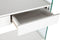 Planken DKD Home Decor Wit Transparant Kristal Hout MDF 90 x 35 x 180 cm