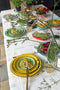 CABANAZ - bord, keramiek, LARGE PLATE, doorsnede 27 cm, groen