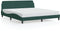 vidaXL - Bedframe - zonder - matras - 180x200 - cm - fluweel - donkergroen