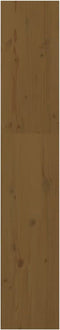 vidaXL - Boekenkast/kamerscherm - 60x30x167,5 - cm - grenenhout - honingbruin