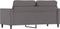 vidaXL - Tweezitsbank - 140 - cm - kunstleer - grijs
