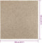 vidaXL - Vloerkleed - ZIZUR - beige - binnen - en - buiten - 120x120 - cm - jute - look