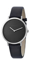 Pierre Cardin Belleville Tribute CBV.1002 Horloge - Leer - Zwart - Ø 39 mm