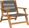 vidaXL - Tuinstoelen - 2 - stuks - Grijs - 67x77x73 - cm - Massief - Acaciahout