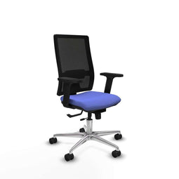 Piqueras y Crespo 2D086N0 - Bureaustoel - Verstelbare hoogte met armleuning - Licht Blauw