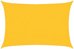 vidaXL - Zonnezeil - 160 - g/m² - rechthoekig - 2x2,5 - m - HDPE - geel