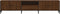 vidaXL - Tv-meubel - met - lade - 200x25x44 - cm - bewerkt - hout - bruin - eikenkleur