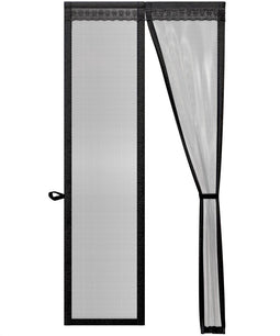 O'DADDY® Deurgordijn Deluxe FIBER - Magnetisch Vliegengordijn - Zelfsluitend - Zwart 100x230 cm