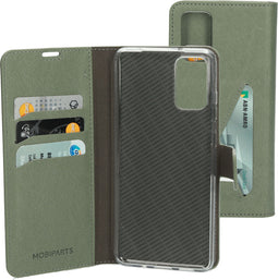 Mobiparts Galaxy S20 Plus - Classic Wallet Case - Ruimte voor pasjes - Groen