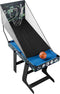 Juskys Multi-Speeltafel 5 in 1 - Biljart Tafelvoetbal Hockey Tafeltennis Basketbal - Benzine