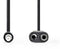 Nedis CAGB22100BK02 - Kabel 3.5mm analoog naar 2x 3.5mm - 20cm - Grijs