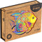 UNIDRAGON Houten Puzzel Voor Volwassenen Dier - Glanzende Vis - 196 stukjes - Medium 32x24 cm