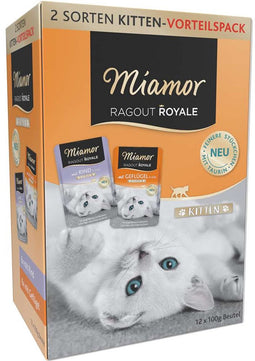 Miamor - Ragout Royale Pouch Kitten Multipack 48x100g - 2 smaken kitten voordeelverpakking