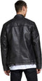 JACK&JONES JJEROCKY JACKET NOOS - Heren Jas - Imitatie leer - Zwart - Maat S