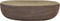 vidaXL - Opzetwasbak - ovaal - 59x40x14 - cm - keramiek - zandkleurig - en - bruin