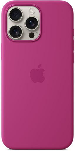 Apple Silicone Back Cover - iPhone 16 Pro Max - MagSafe - Roze