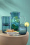 Mica Decorations Adia Waterkan - 850 ml - Glas - Blauw