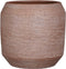 Mica Decorations Amadora Bloempot - 28x28x27 cm - Terra - Donkerbruin