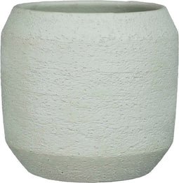 Mica Decorations Amadora Bloempot - 28x28x27 cm - Terracotta - Groen