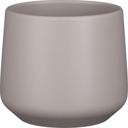 Mica Decorations Amber Bloempot - H15,5 x Ø17 cm - Mat - Taupe