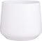Mica Decorations Amber Bloempot - H18 x Ø21 cm - Mat - Wit