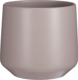 Mica Decorations Amber Bloempot - H21 x Ø23,5 cm - Mat - Taupe