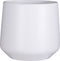 Mica Decorations Amber Bloempot - H21 x Ø23,5 cm - Mat - Wit