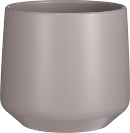 Mica Decorations Amber Bloempot - H26 x Ø28 cm - Mat - Taupe