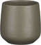 Mica decorations - Amber pot rond groen mat h7xd8cm