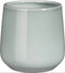 Mica decorations - Amber pot rond l.grijs h11,5xd12cm