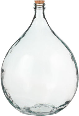 Mica Decorations Americo Terrarium Vaas - H56 x Ø40 cm - Gerecycled Glas - Transparant