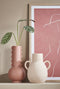 Mica Decorations Angelo Muurdecoratie - L45 x B1,5 x H57 cm - Roze