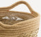 Mica Decorations Anne Plantenmand - Set van 2 - H28 x Ø30 cm - Zeegras - Lichtbruin