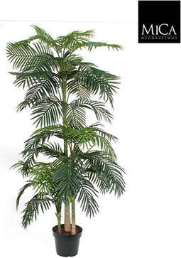 Mica Decorations Areca palm Kunstplant - H220 x Ø115 cm - groen