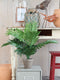 Mica Decorations Areca Palm Kunstplant in Bloempot Stan - H45 x Ø60 cm - Groen